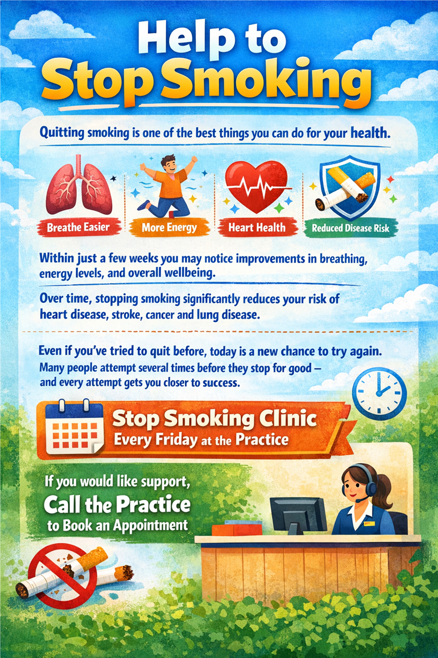 Stop smoking poster
